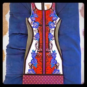 Floral bodycon dress